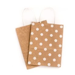 Hallmark 10.7" 12-Pack Assorted Kraft Paper Gift Bags -Hallmark 10.7 Prints and Solids 12Pack Assorted Gift Bags 5EGB6051 04