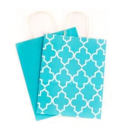 Hallmark 12.5" 12-Pack Assorted Kraft Paper Gift Bags -Hallmark 12.5 Prints and Solids 12Pack Assorted Gift Bags 5EGB6049 05