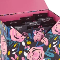 Hallmark Assorted Cards For All Occasions In Floral Organizer Box, Box Of 24 17 Hallmark Assorted Cards For All Occasions In Floral Organizer Box, Box Of 24 -Hallmark 24 Cards for AllOccasions in Floral Organizer Box 5EDX3457 07