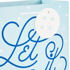 Hallmark Let It Snow 8-Pack Holiday Gift Bags, Assorted Sizes And Designs -Hallmark 8 Pack Assorted Holiday Gift Bags XGB1403 05