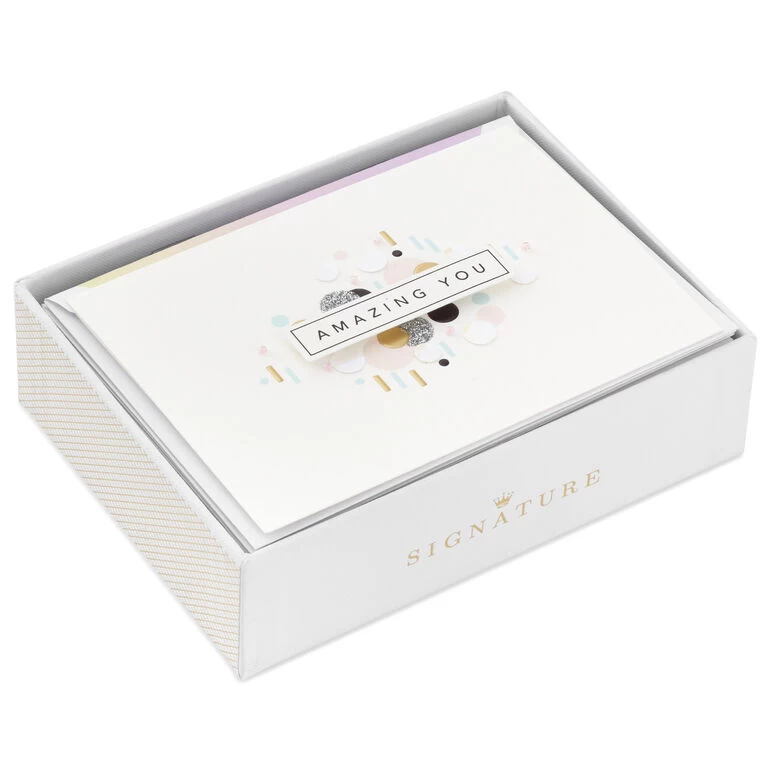 Hallmark Amazing You Boxed Blank Note Cards Multipack, Pack Of 8 6 Hallmark Amazing You Boxed Blank Note Cards Multipack, Pack Of 8 - Image 4