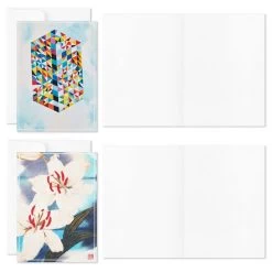 Hallmark ArtLifting Nature And Abstracts Blank Note Cards Assortment, Box Of 24 -Hallmark ArtLifting Nature Art Assorted Boxed Blank Cards 3SOM1334 04