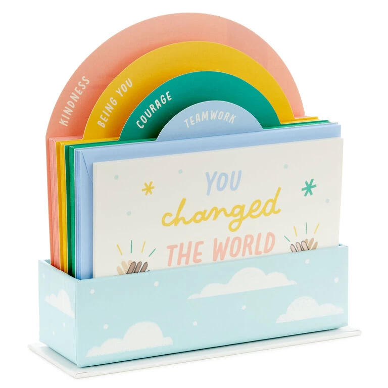 Hallmark Little World Changers™ Assorted Blank Note Cards In Caddy, Pack Of 24 3 Hallmark Little World Changers™ Assorted Blank Note Cards In Caddy, Pack Of 24