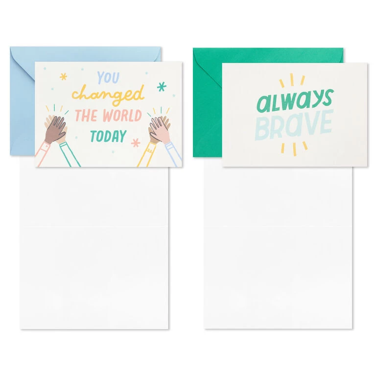Hallmark Little World Changers™ Assorted Blank Note Cards In Caddy, Pack Of 24 5 Hallmark Little World Changers™ Assorted Blank Note Cards In Caddy, Pack Of 24 - Image 3