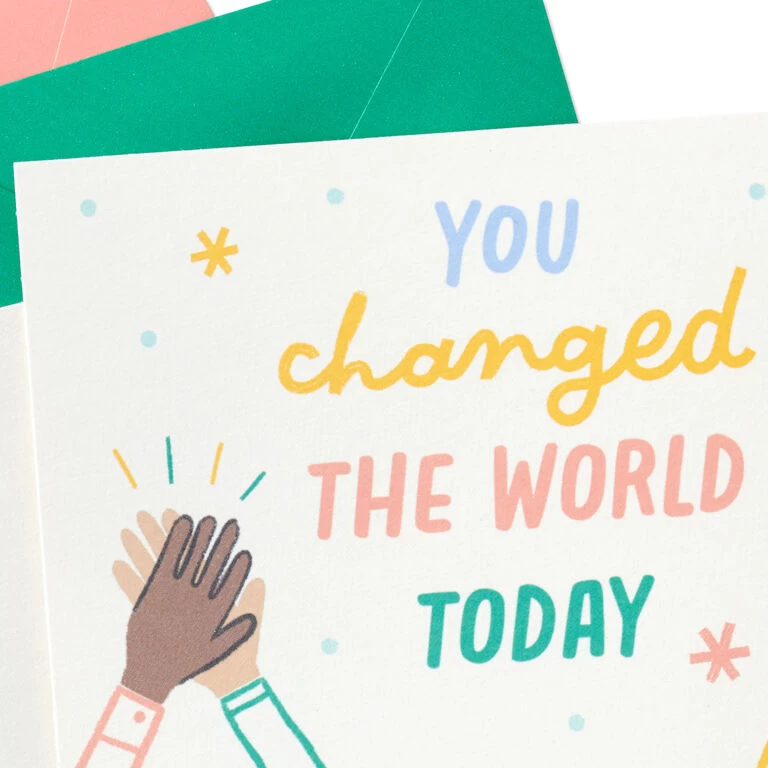 Hallmark Little World Changers™ Assorted Blank Note Cards In Caddy, Pack Of 24 7 Hallmark Little World Changers™ Assorted Blank Note Cards In Caddy, Pack Of 24 - Image 5