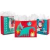 Hallmark 13" And 15.5" Assorted Kids 3-Pack Christmas Gift Bags With Tissue Paper 2 Hallmark 13" And 15.5" Assorted Kids 3-Pack Christmas Gift Bags With Tissue Paper -Hallmark Assorted L and XL Kids Christmas Gift Bags 5XGB4896 01