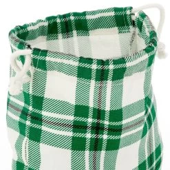 Hallmark 10" Assorted Plaid 3-Pack Fabric Gift Bags -Hallmark Assorted Plaid Fabric Christmas Gift Bags 5XGB1453 05