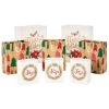 Hallmark Assorted Holiday Merry 8-Pack Small, Medium And Large Christmas Gift Bags -Hallmark Assorted Small Large Holiday Prints Christmas Gift Bags 5XGB1412 01
