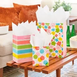 Hallmark Assorted Pastel Designs 8-Pack Small, Medium And Large Gift Bags 9 Hallmark Assorted Pastel Designs 8-Pack Small, Medium And Large Gift Bags -Hallmark Assorted Small Large Pastel Designs Gift Bags 5EGB6640 02