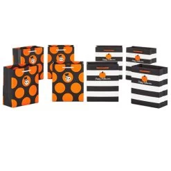 Hallmark 20 Hallmark 6.5" Assorted 8-Pack Stylish Halloween Small Gift Bags