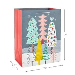 Hallmark 17" Assorted Mod Designs 3-Pack XXL Christmas Gift Bags -Hallmark Assorted XXL Mod Designs Christmas Gift Bags 5XGB1400 03