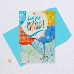 Hallmark 16" Fun Balloons Pop-Up Jumbo Birthday Card -Hallmark Balloons for Fun Birthday Card 1299CBG1009 06