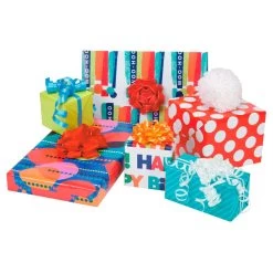 Hallmark Birthday Celebration 3-Pack Reversible Wrapping Paper 10 Hallmark Birthday Celebration 3-Pack Reversible Wrapping Paper -Hallmark Birthday Celebration 3Pack Reversible Wrapping Paper 5EWR2946 02