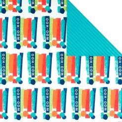Hallmark Birthday Celebration 3-Pack Reversible Wrapping Paper 14 Hallmark Birthday Celebration 3-Pack Reversible Wrapping Paper -Hallmark Birthday Celebration 3Pack Reversible Wrapping Paper 5EWR2946 06