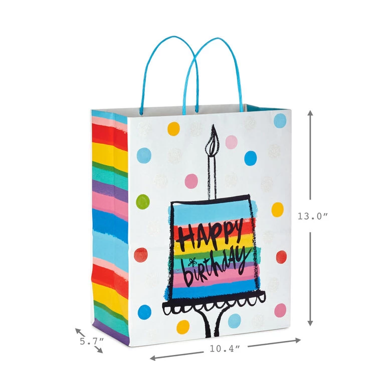 Hallmark Birthday Cheer 8-Pack Assorted Gift Bags 5 Hallmark Birthday Cheer 8-Pack Assorted Gift Bags - Image 3