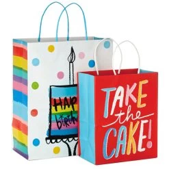 Hallmark Birthday Cheer 8-Pack Assorted Gift Bags 12 Hallmark Birthday Cheer 8-Pack Assorted Gift Bags -Hallmark Birthday Cheer Medium and Large Gift Bags 5EGB6365 05