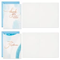 Hallmark Blue Watercolor Assortment Blank Sympathy Thank-You Notes, Pack Of 24 11 Hallmark Blue Watercolor Assortment Blank Sympathy Thank-You Notes, Pack Of 24 -Hallmark Blue Watercolor Assortment Sympathy ThankYou Notes 5STZ1137 03