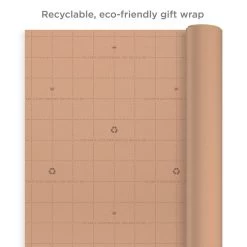 Hallmark Bulk Kraft Paper And White 2-Pack Wrapping Paper, 160 Sq. Ft. Total -Hallmark Bulk Brown and White Kraft Paper Wrapping Paper 5EWR2654 04