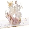 Hallmark Butterfly Bouquet Thankful For You 3D Pop-Up Thinking Of You Card -Hallmark Butterfly Flowers 3D PopUp Thinking of You Card 1299LAD9643 01