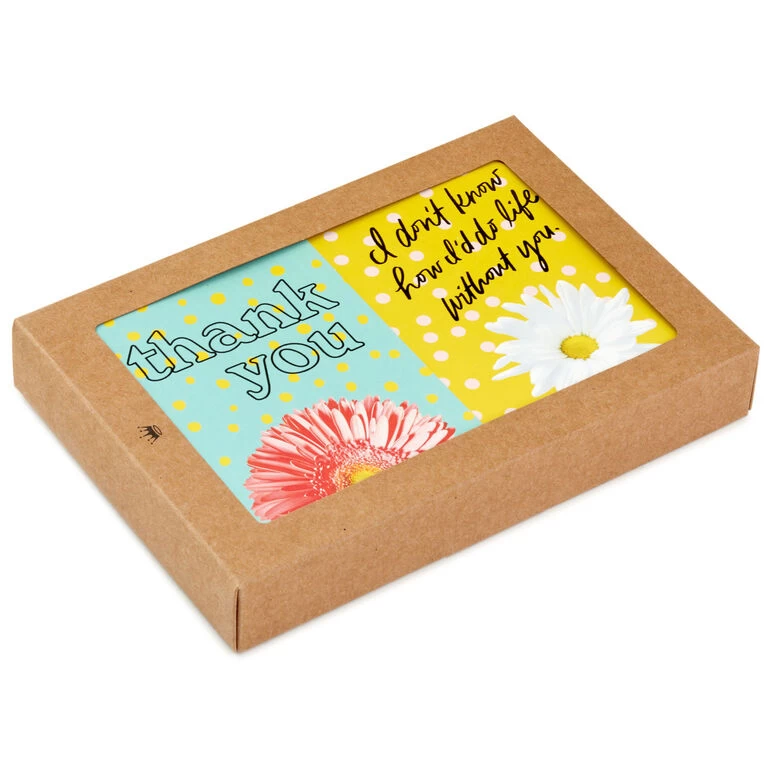 Hallmark Colorful Daisies Boxed Thank-You Notes, Pack Of 50 3 Hallmark Colorful Daisies Boxed Thank-You Notes, Pack Of 50