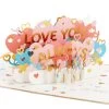 Hallmark Love You Always 3D Pop-Up Love Card -Hallmark Colorful Hearts 3D PopUp Love Card 1299LAD2904 01
