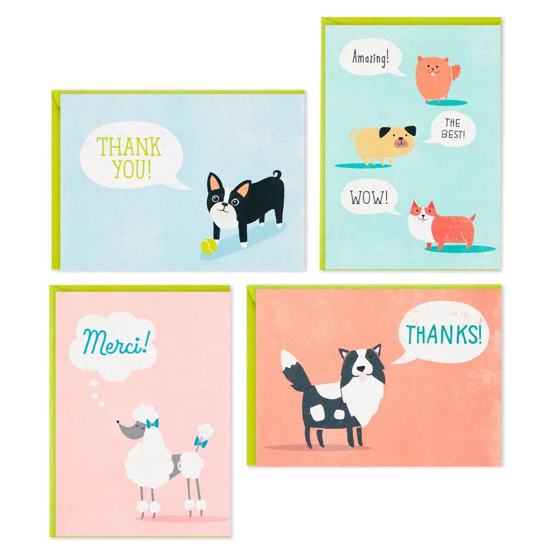Hallmark Cute Dogs Assortment Blank Thank-You Notes, Pack Of 48 4 Hallmark Cute Dogs Assortment Blank Thank-You Notes, Pack Of 48 - Image 2