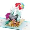 Hallmark Disney The Little Mermaid Wishing You Happiness 3D Pop-Up Card -Hallmark Disney The Little Mermaid Ariel 3D PopUp Card for Her 1499LAD2902 01