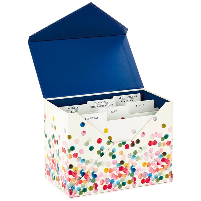 Hallmark Assorted All-Occasion Cards In Polka Dot Organizer Box, Box Of 24 4 Hallmark Assorted All-Occasion Cards In Polka Dot Organizer Box, Box Of 24 - Image 2