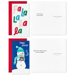 Hallmark Colorful And Casual Money-Holder Boxed Christmas Cards Assortment, Pack Of 36 -Hallmark Festive Assorted MoneyHolder Boxed Christmas Cards 5CZE2139 03