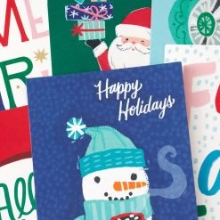 Hallmark Colorful And Casual Money-Holder Boxed Christmas Cards Assortment, Pack Of 36 -Hallmark Festive Assorted MoneyHolder Boxed Christmas Cards 5CZE2139 06