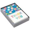 Hallmark Floral And Lettering Bulk Blank Note Cards, Pack Of 50 -Hallmark Floral and Lettering Bulk Blank Note Cards Assortment 1399WTU1087 01
