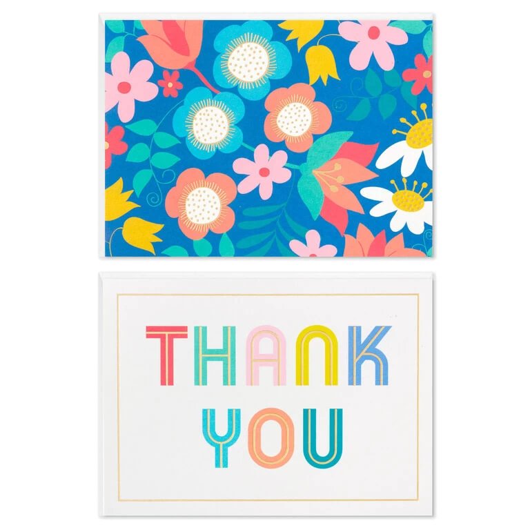 Hallmark Floral And Lettering Bulk Blank Note Cards, Pack Of 50 4 Hallmark Floral And Lettering Bulk Blank Note Cards, Pack Of 50 - Image 2