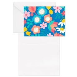 Hallmark Floral And Lettering Bulk Blank Note Cards, Pack Of 50 11 Hallmark Floral And Lettering Bulk Blank Note Cards, Pack Of 50 -Hallmark Floral and Lettering Bulk Blank Note Cards Assortment 1399WTU1087 03