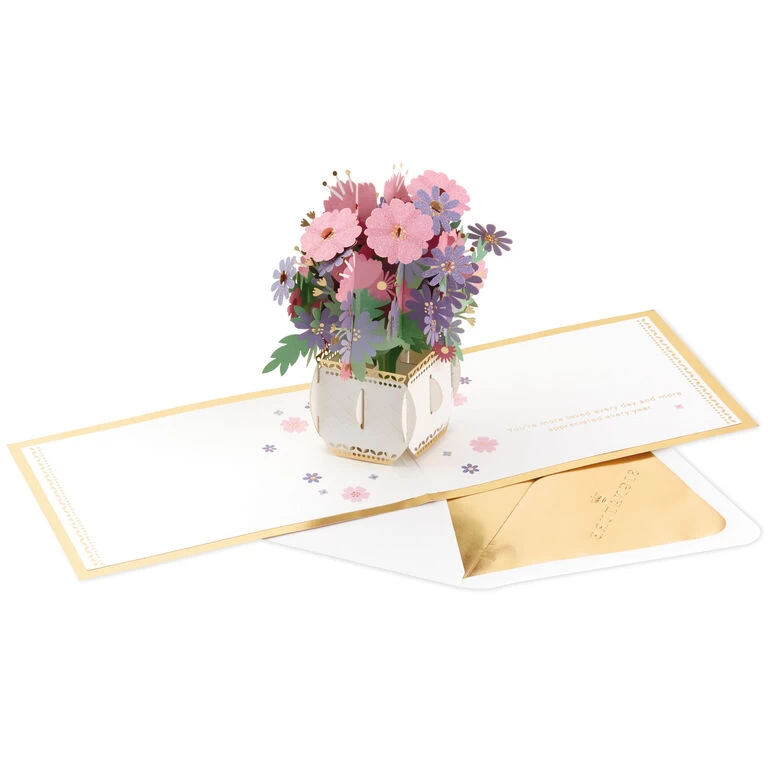 Hallmark Love And Appreciation Flower Bouquet 3D Pop-Up Love Card 4 Hallmark Love And Appreciation Flower Bouquet 3D Pop-Up Love Card - Image 2