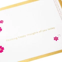 Hallmark Happy Thoughts Flower Bouquet 3D Pop-Up Thinking Of You Card -Hallmark Flower Bouquet 3D PopUp Thinking of You Card 1299LAD9644 05