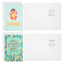 Hallmark Friends And Fam Assorted All-Occasion Cards, Pack Of 12 -Hallmark Friends and Fam Assorted AllOccasion Cards 5STZ1144 05