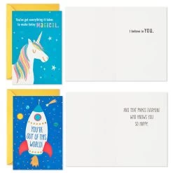 Hallmark Fun Kids Assortment Encouragement Cards, Pack Of 36 -Hallmark Fun Kids Assortment Encouragement Cards 5STZ1140 05