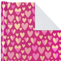 Hallmark Gold And Jewel Tones 3-Pack Wrapping Paper, 105 Sq. Ft. Total 12 Hallmark Gold And Jewel Tones 3-Pack Wrapping Paper, 105 Sq. Ft. Total -Hallmark Gold and Jewel Tones 3Pack Wrapping Paper Rolls 5EWR6389 04