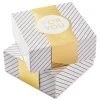 Hallmark 10" Gold And White Striped 2-Pack Gift Boxes With Bands 1 Hallmark 10" Gold And White Striped 2-Pack Gift Boxes With Bands -Hallmark Gold and White Striped 2Pack Gift Boxes With Bands 5EBC1226 01