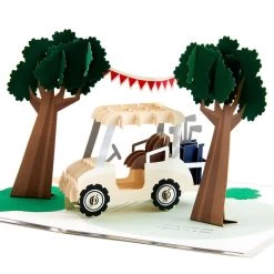 Hallmark Hope Your Day Is Good To A Tee Golf 3D Pop-Up Card