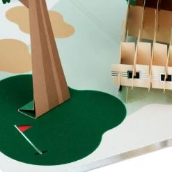 Hallmark Hope Your Day Is Good To A Tee Golf 3D Pop-Up Card -Hallmark Golf Cart Pun Good Day 3D PopUp Card 5RZH1304 05