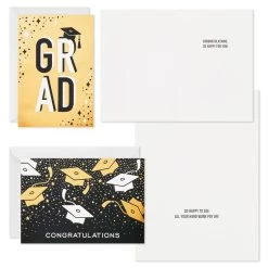 Hallmark Confetti Celebration Assorted Graduation Cards, Pack Of 36 11 Hallmark Confetti Celebration Assorted Graduation Cards, Pack Of 36 -Hallmark Grad Caps Confetti Graduation Cards Assortment 5GEY1003 03