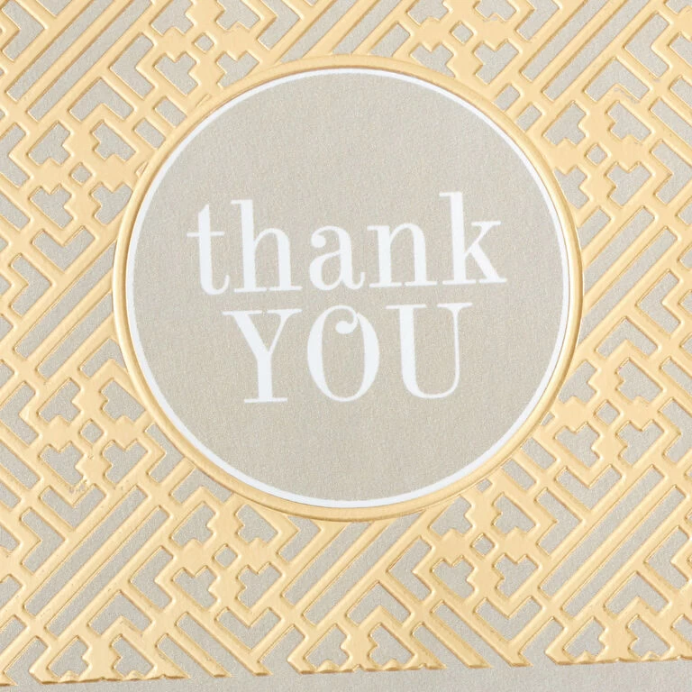 Hallmark Gray And Gold Bulk Blank Thank-You Notes, Pack Of 50 7 Hallmark Gray And Gold Bulk Blank Thank-You Notes, Pack Of 50 - Image 5