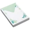 Hallmark Fern Border Stationery Set, 20 Sheets -Hallmark Green Ferns Writing Sheets Stationery Set 1STN1144 01