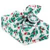 Hallmark 26" Greenery And Berries Christmas Fabric Gift Wrap With Twine And Tag 2 Hallmark 26" Greenery And Berries Christmas Fabric Gift Wrap With Twine And Tag -Hallmark Greenery and Berries Christmas Fabric Gift Wrap With Tag 5XW2087 01