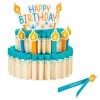 Hallmark Happy Birthday Cake 3-D Pop-Up Honeycomb Centerpiece -Hallmark Happy Birthday Cake Paper PopUp Centerpiece 1BID1091 01