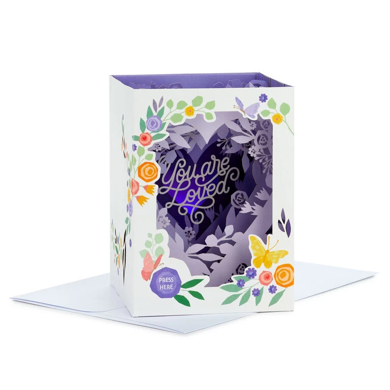 Hallmark You Are Loved 3D Pop-Up Musical Mother's Day Card With Light 3 Hallmark You Are Loved 3D Pop-Up Musical Mother's Day Card With Light