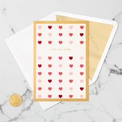 Hallmark Love You More 3D Pop-Up Love Card 13 Hallmark Love You More 3D Pop-Up Love Card -Hallmark Heart Pattern 3D PopUp Love Card 1299IAV5835 04