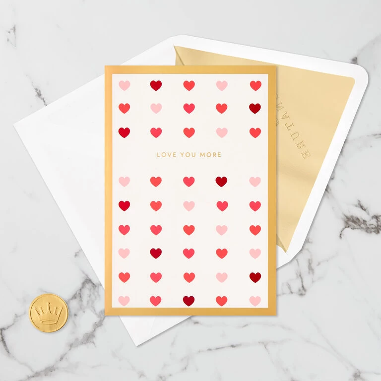 Hallmark Love You More 3D Pop-Up Love Card 6 Hallmark Love You More 3D Pop-Up Love Card - Image 4