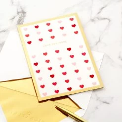 Hallmark Love You More 3D Pop-Up Love Card 14 Hallmark Love You More 3D Pop-Up Love Card -Hallmark Heart Pattern 3D PopUp Love Card 1299IAV5835 05